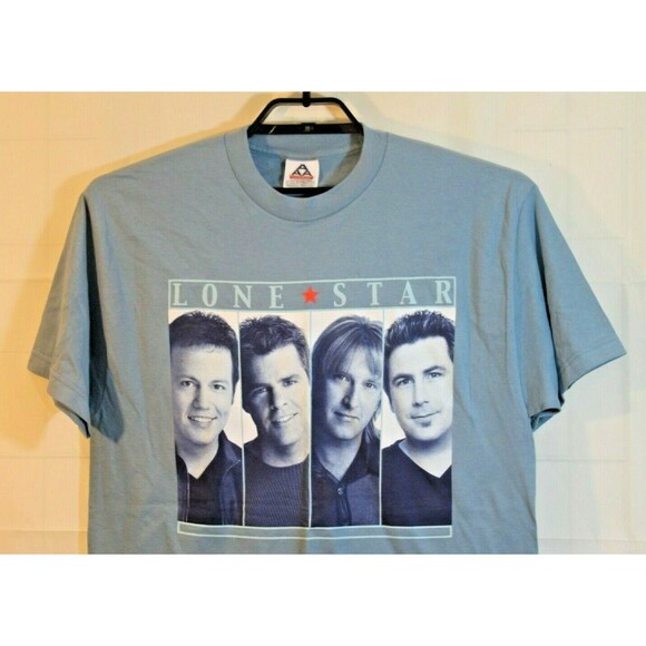 Lone Star T Shirt Vintage Country Music Band Tour Concert Tee Size L - Picture 3 of 5